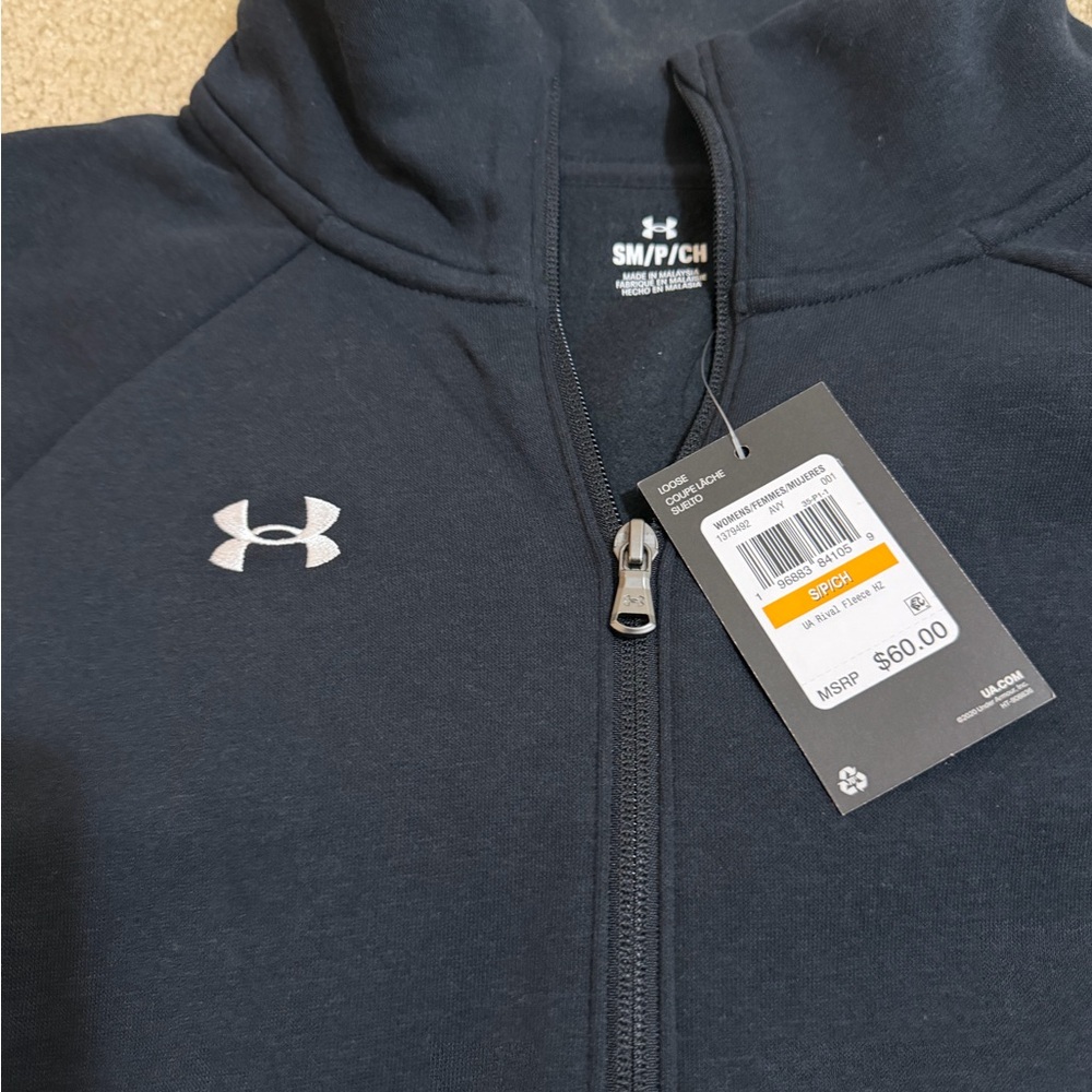 Under Armour black Quarter-Zip sweatshirt - Picture 2 of 4